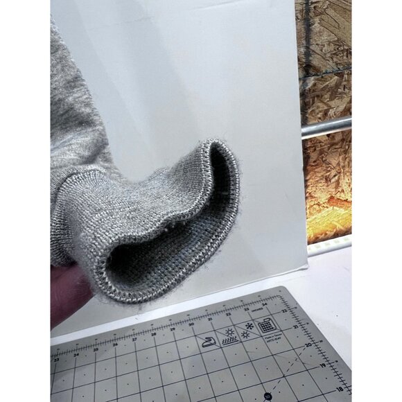 MW Gray Zip-Up Hoodie Sz. M Vintage 1980’s Metal Zipper ~minty~ Rocky Balboa - Picture 8 of 16